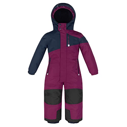 Killtec Kinder Skioverall 38469-450 wasserdicht 10.000 mm Wassersäule - orchideee/dunkelnavy - Größe 116 von Killtec