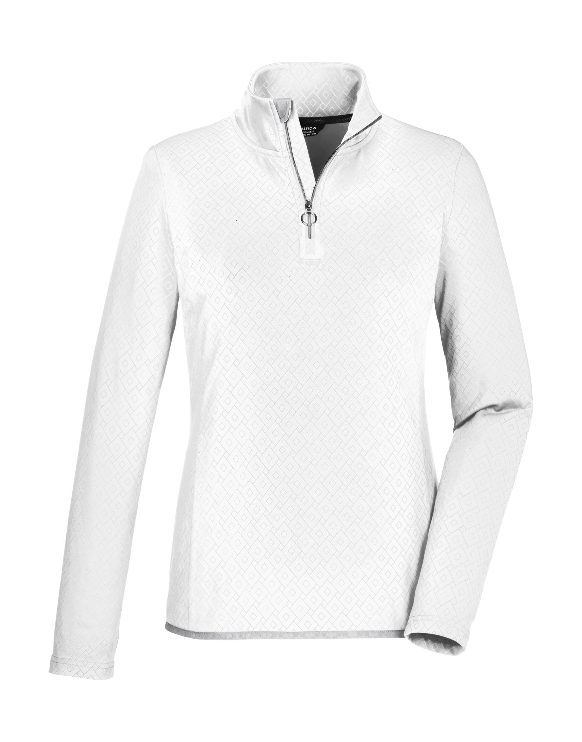 Killtec Langarmshirt "KSW 321 WMN LS SHRT", Elastisches Damen Powerstretchshirt mit Stehkragen und Kinnschutz von Killtec