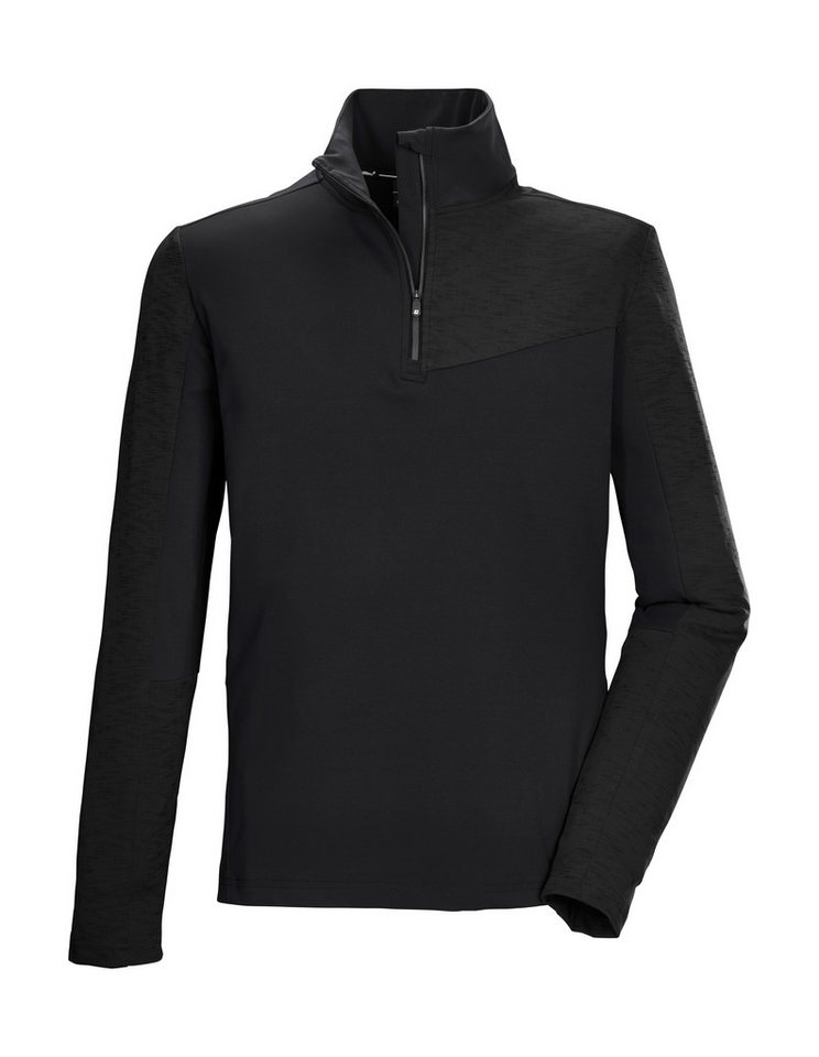Killtec Langarmshirt KSW 58 MN FLX SHRT Warmhaltendes Funktionsshirt mit Stehkragen und Kinnschutz. von Killtec