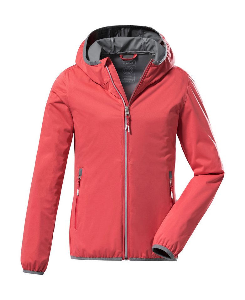 Killtec Funktionsjacke KOS 164 GRLS JCKT Ultraleichte, wasserabweisende Mädchenjacke, packbar, reflektierend von Killtec