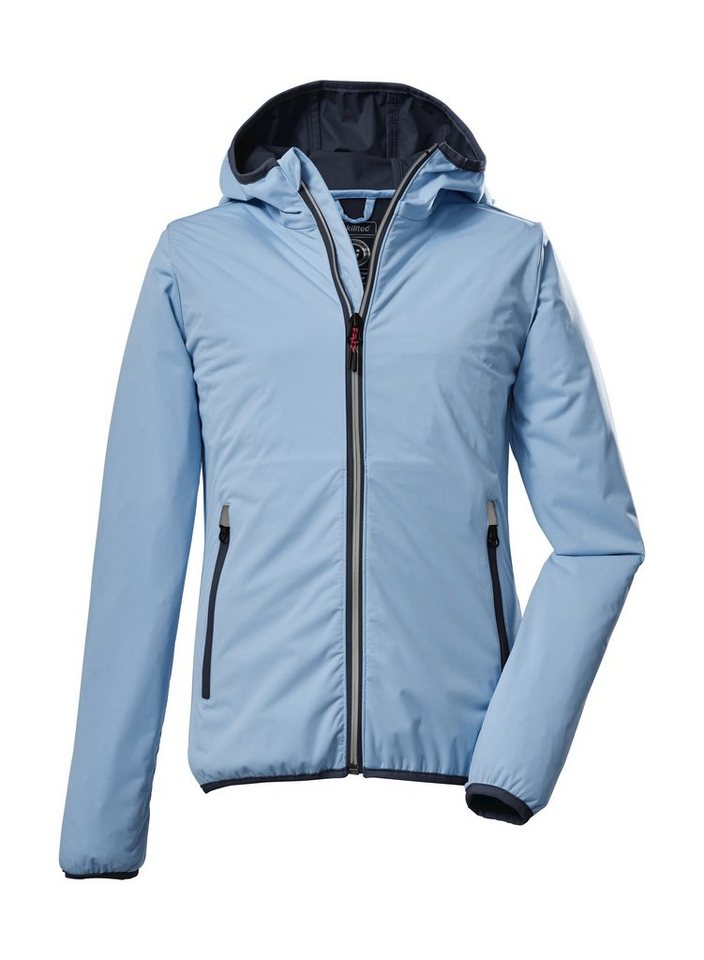 Killtec Outdoorjacke KOS 229 GRLS JCKT Packbare, wasserdichte Kinderjacke mit Kapuze von Killtec