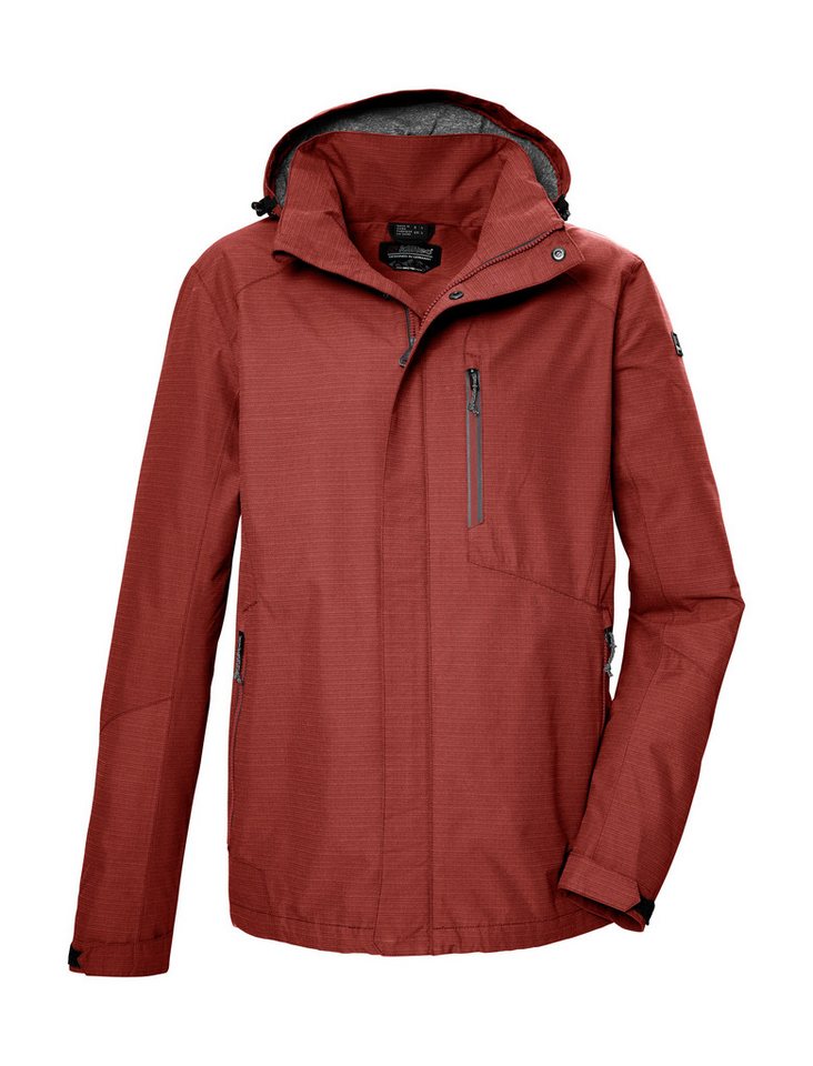 Killtec Outdoorjacke KOS 256 MN JCKT_CARLEB Wasser- und winddichte Herrenjacke, atmungsaktiv, abnehmbare Kapuze von Killtec