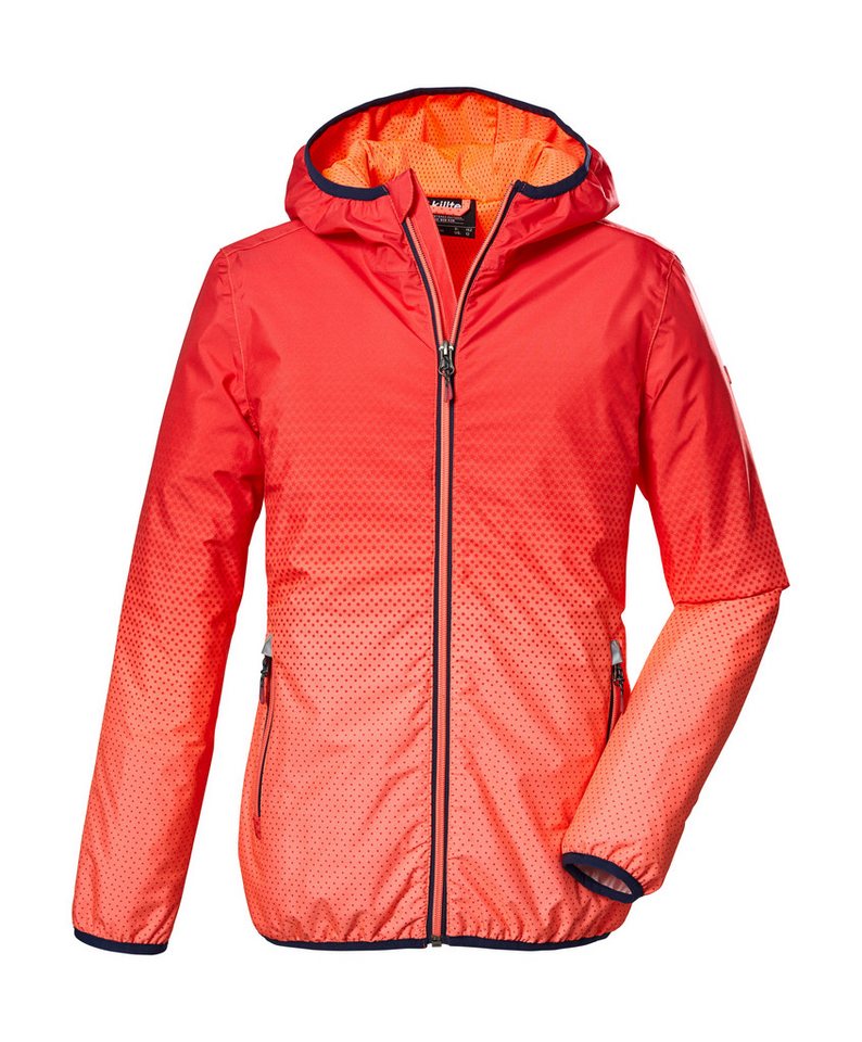 Killtec Outdoorjacke KOS 331 GRLS JCKT Winddichte, wasserdichte Mädchenjacke mit reflektierenden Elementen von Killtec