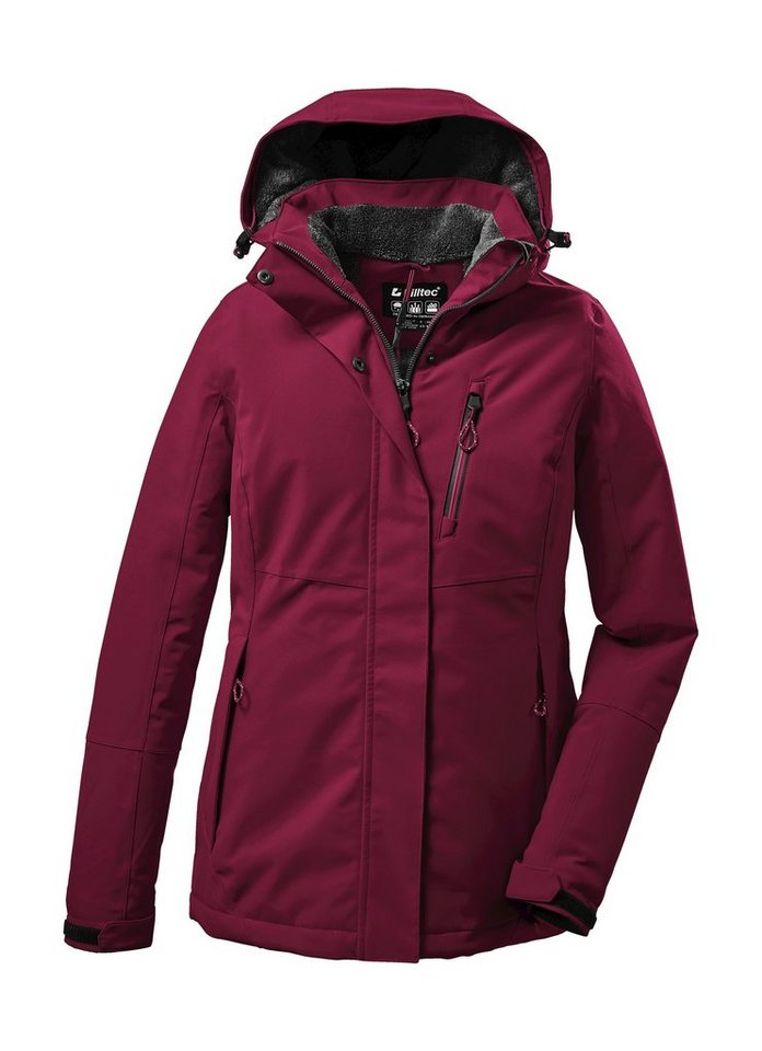 Killtec Outdoorjacke KOW 170 KG WMN JCKT Damen Funktionsjacke: wasserdicht, atmungsaktiv, abnehmbare Kapuze von Killtec