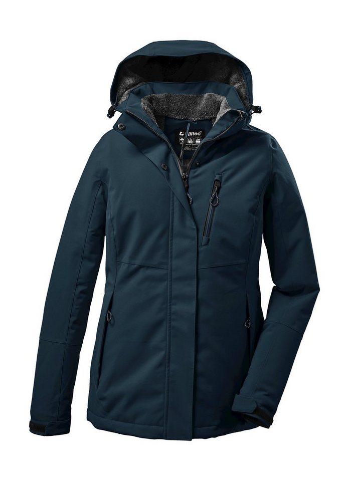 Killtec Outdoorjacke KOW 170 KG WMN JCKT Damen Funktionsjacke: wasserdicht, atmungsaktiv, abnehmbare Kapuze von Killtec