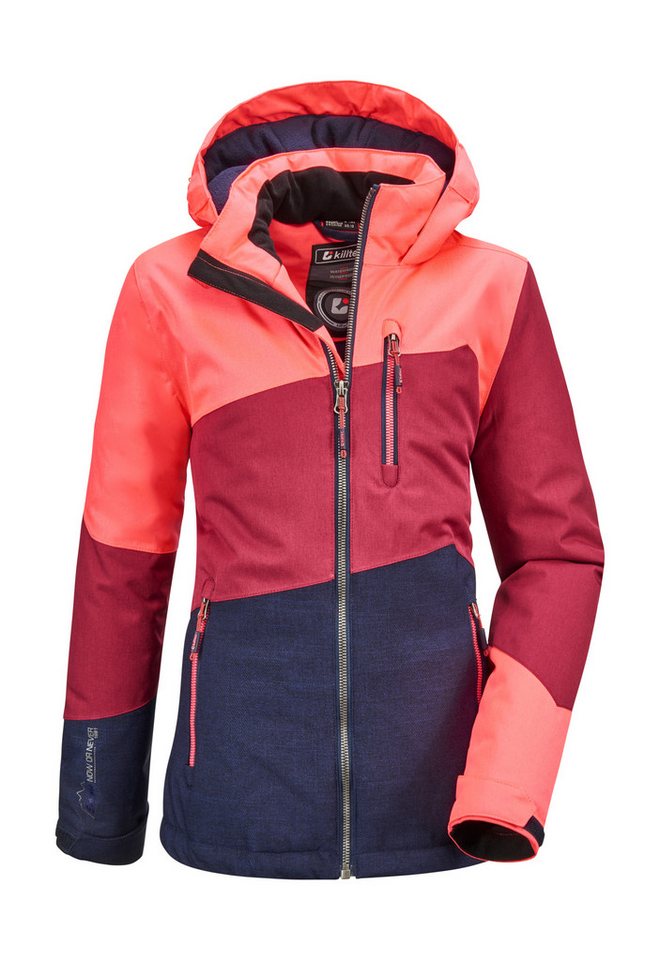 Killtec Outdoorjacke Lynge GRLS JCKT B Wasserdichte Winterjacke mit Kapuze, Fleece, verstellbaren Ärmeln von Killtec