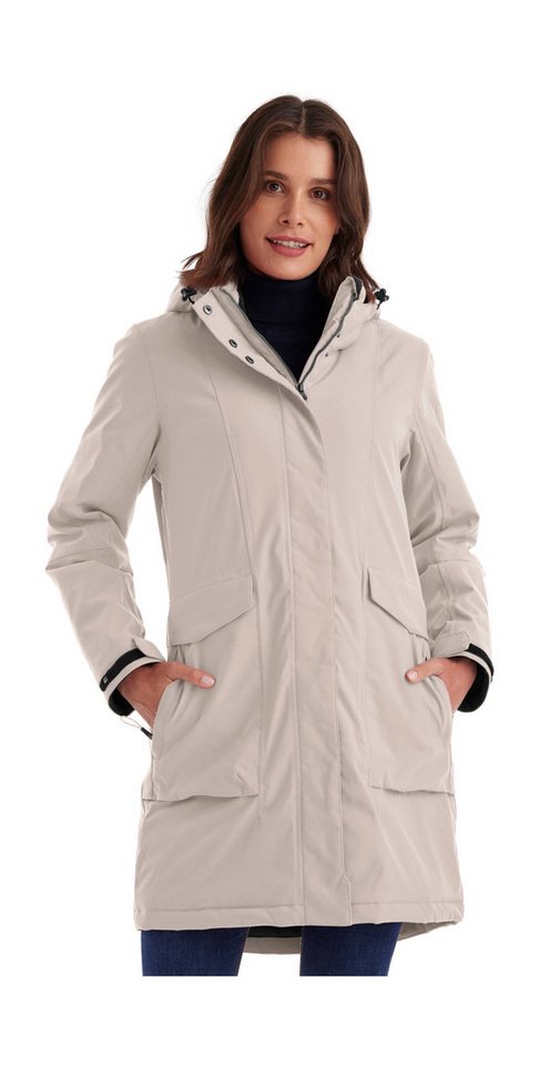 Killtec Parka Damen Funktionsparka Wasserdichter, atmungsaktiver Damenparka mit abnehmbarer Kapuze von Killtec