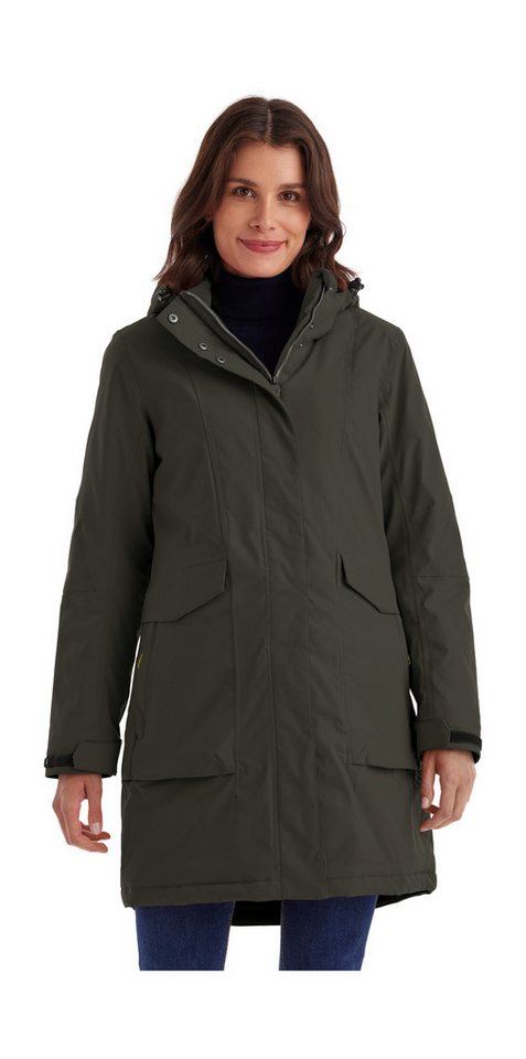 Killtec Parka Damen Funktionsparka Wasserdichter, atmungsaktiver Damenparka mit abnehmbarer Kapuze von Killtec