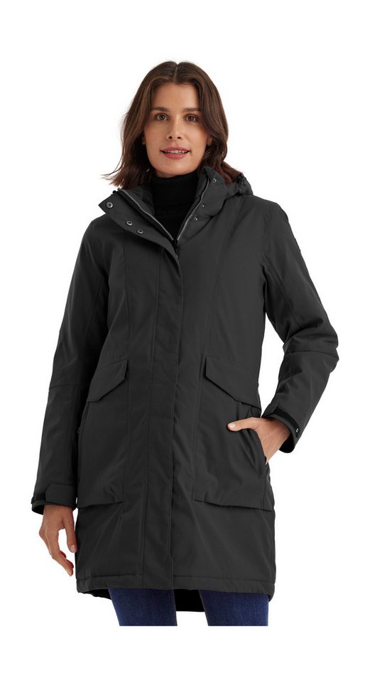 Killtec Parka Damen Funktionsparka Wasserdichter, atmungsaktiver Damenparka mit abnehmbarer Kapuze von Killtec