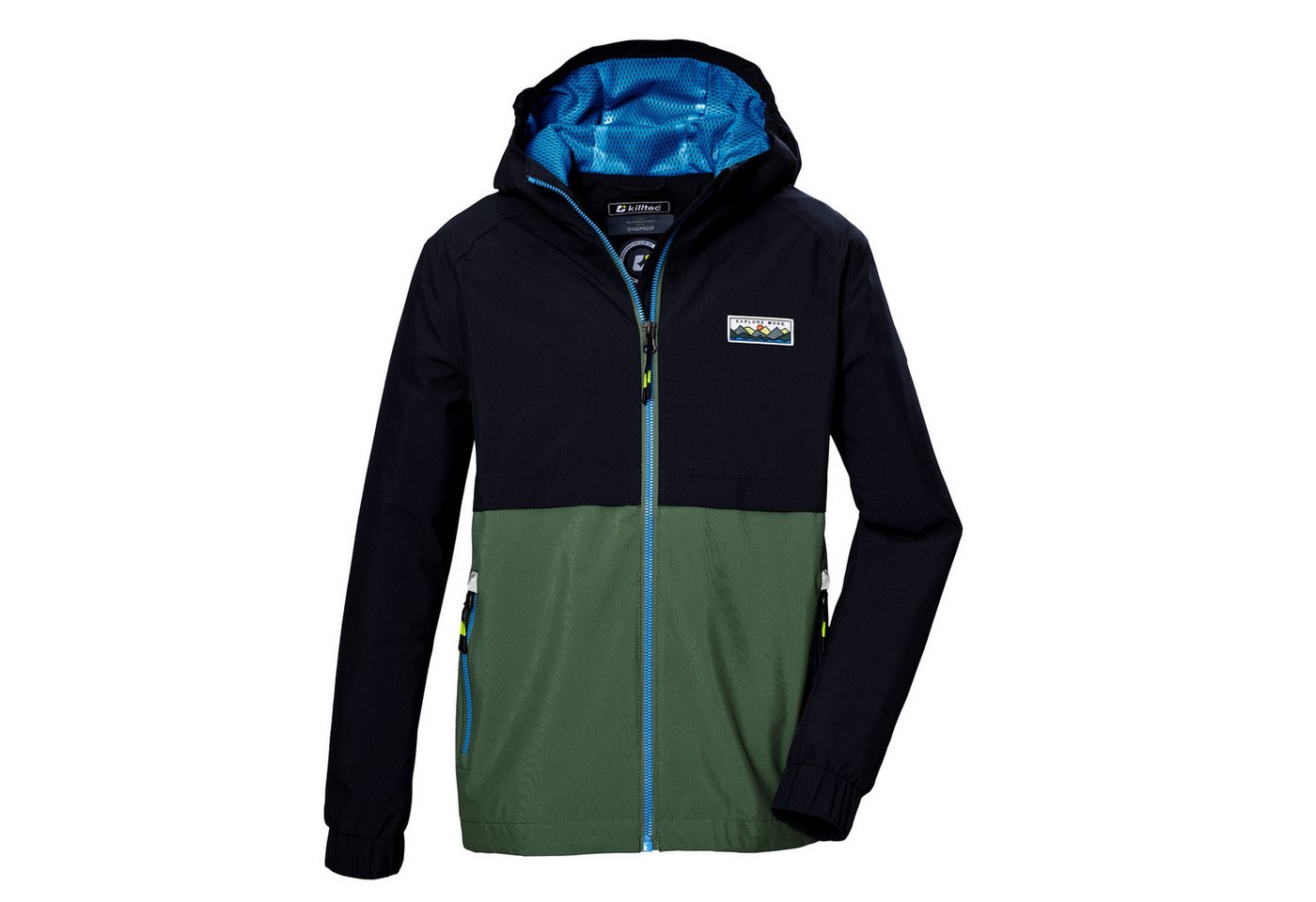 Killtec Regenjacke Boys Jacket mit vielen funktionellen Eigenschaften von Killtec
