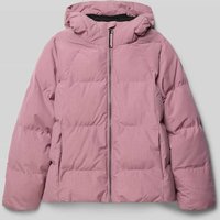 Killtec Regular Fit Steppjacke in Daunen-Optik mit Logo-Patch in Rosa, Größe 152 von Killtec