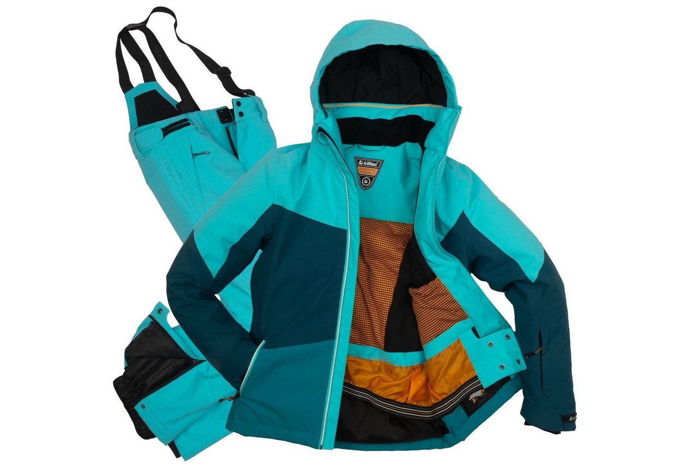 Killtec Skianzug Mädchen Kinder Skijacke + Skihose (Türkis, Gr. 128) von Killtec