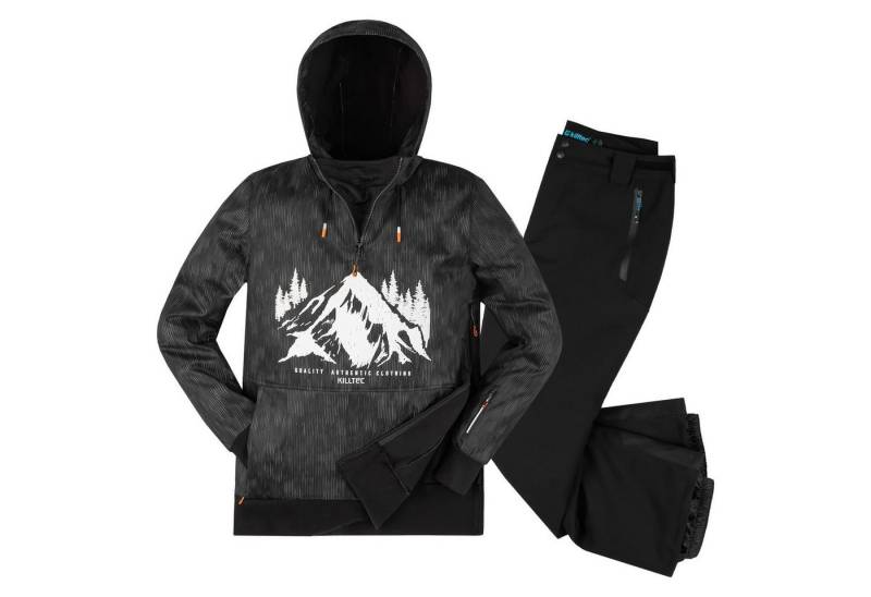 Killtec Skianzug Herren Stretch Hoodie + Skihose Ski Alpin Outdoor Kleidung, Twill Softshell von Killtec