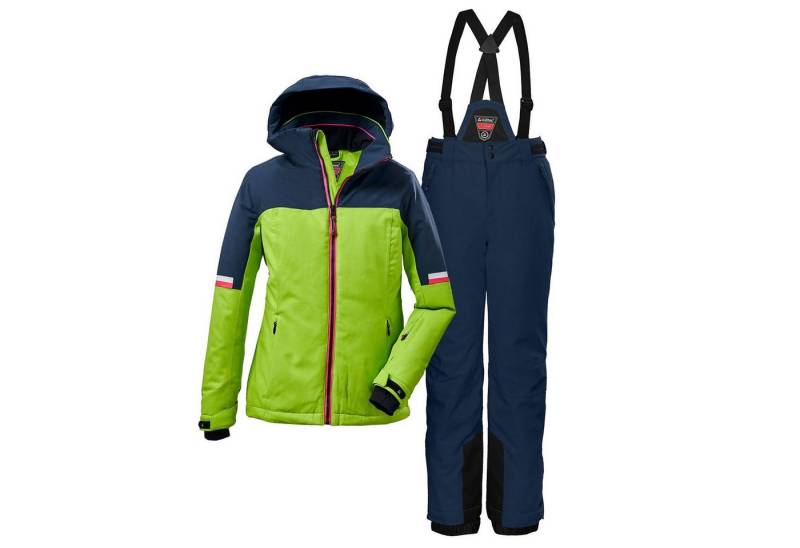 Killtec Skianzug für Mädchen Skihose + Skijacke blau apfelgrün von Killtec