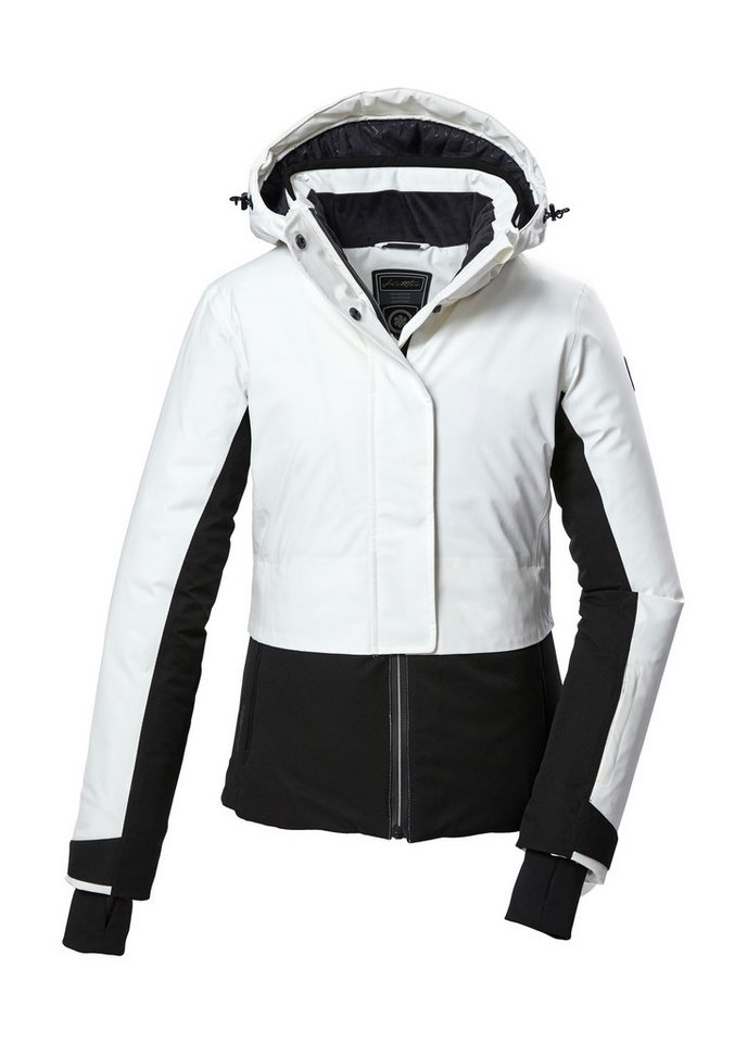 Killtec Skijacke KSW 105 WMN SKI JCKT Trendige Damen Skijacke, wasserdicht, atmungsaktiv, abnehmbare Kapuze von Killtec