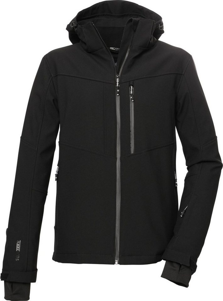 Killtec Skijacke KSW 112 MN SKI SFTSHLL JCKT schwarz von Killtec