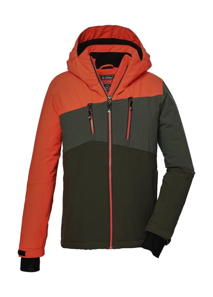Killtec Skijacke KSW 150 BYS SKI JCKT Wasser- und winddichte Skijacke, atmungsaktiv, abnehmbare Kapuze von Killtec