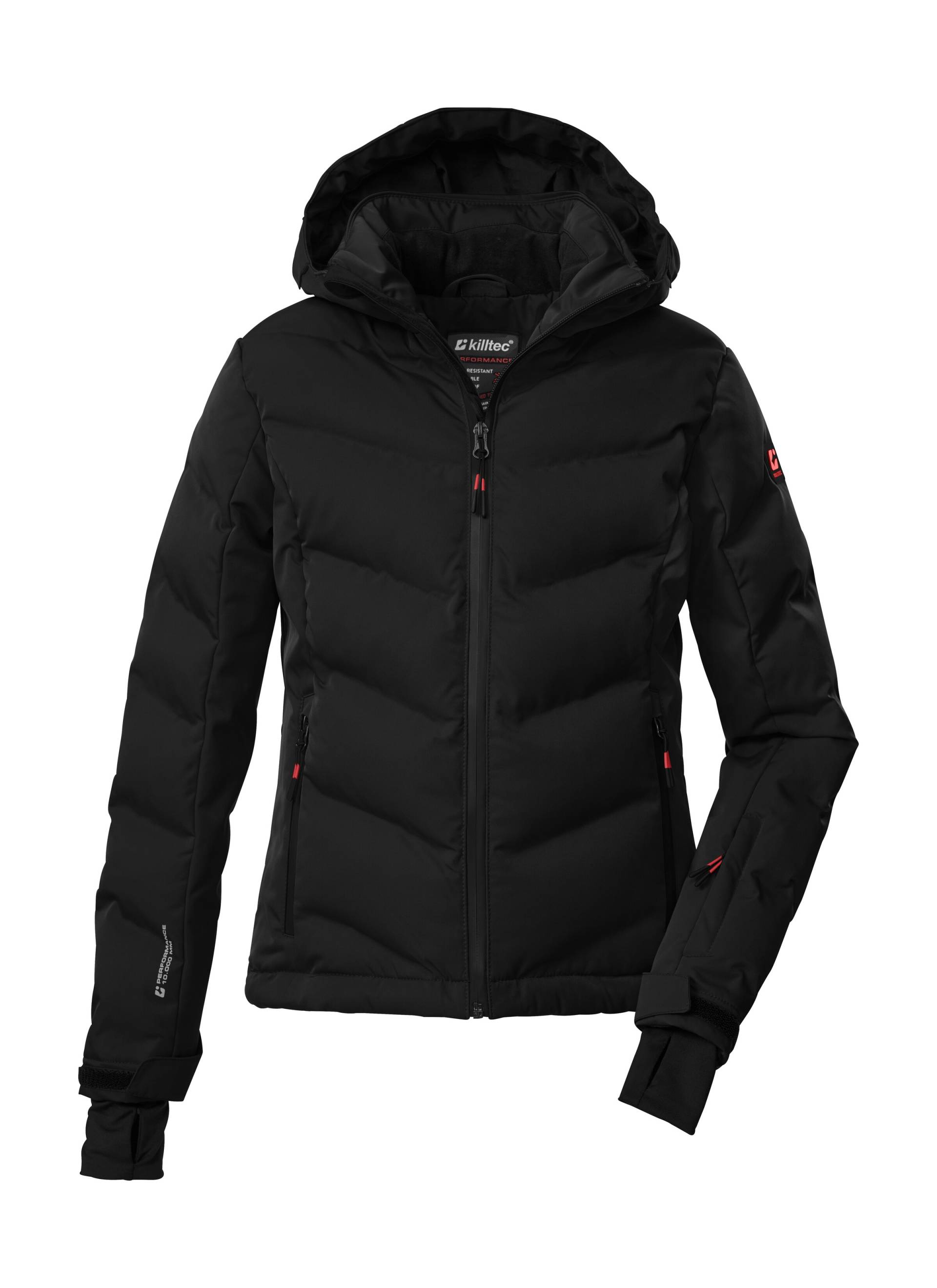 Killtec Skijacke "KSW 199 GRLS SKI QLTD JCKT" Mädchen Skijacke: wasserdicht, atmungsaktiv, verstellbare Kapuze von Killtec