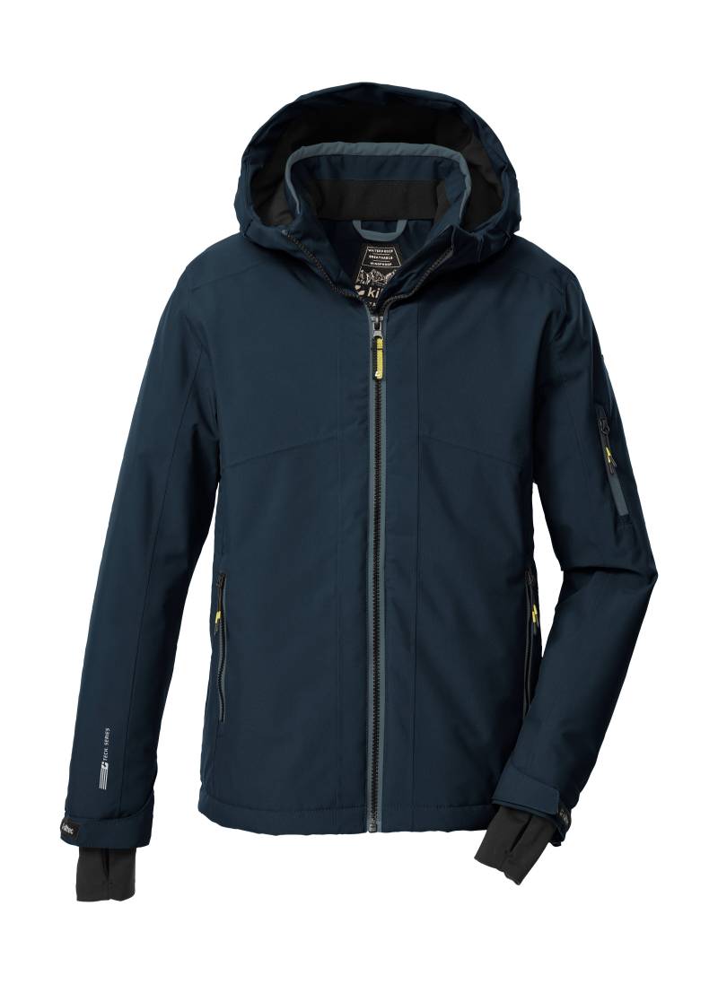 Killtec Skijacke "KSW 202 BYS SKI JCKT" Wasserdichte Kinder-Skijacke mit verstellbarer Kapuze und Schneefang von Killtec