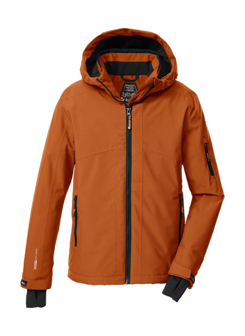 Killtec Skijacke "KSW 202 BYS SKI JCKT" Wasserdichte Kinder-Skijacke mit verstellbarer Kapuze und Schneefang von Killtec