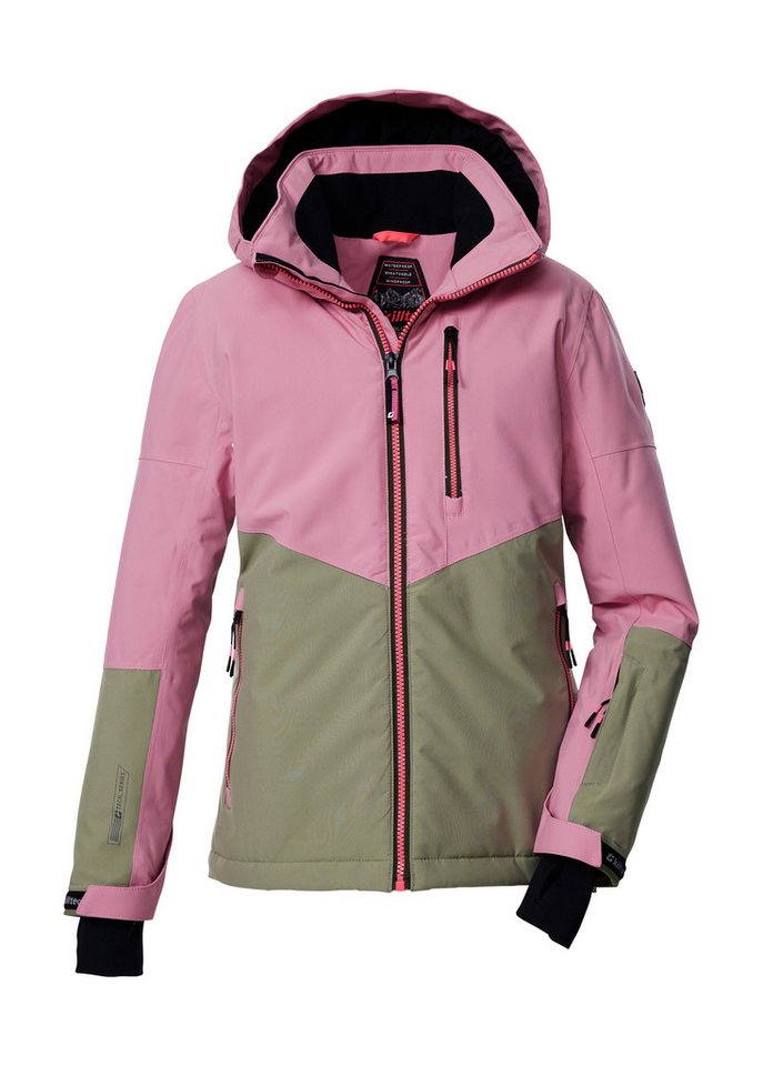 Killtec Skijacke KSW 207 GRLS SKI JCKT Wasserdichte, atmungsaktive Kinderjacke mit reflektierenden Details von Killtec