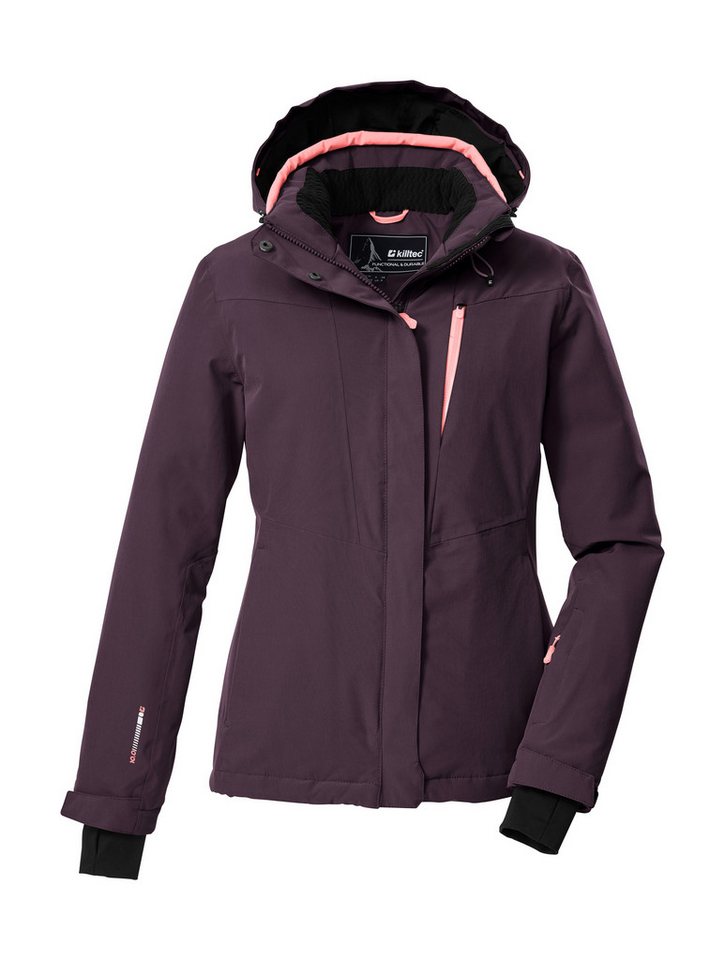Killtec Skijacke KSW 25 WMN SKI JCKT Atmungsaktive, wasserdichte Skijacke mit abnehmbarer Kapuze von Killtec
