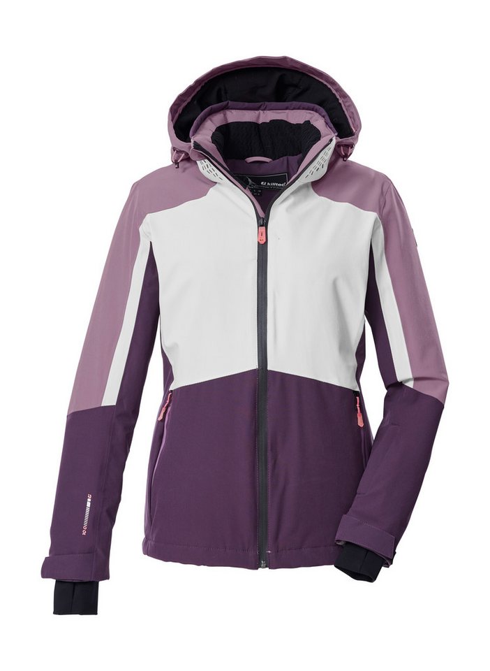 Killtec Skijacke KSW 28 WMN SKI JCKT Wasserdichte Skijacke mit Colourblock-Design und praktischen Taschen von Killtec