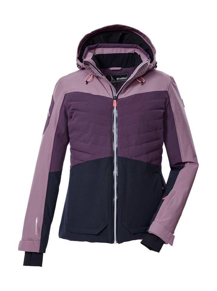 Killtec Skijacke KSW 30 WMN SKI JCKT Damen Skijacke: wasserdicht, atmungsaktiv, Colourblock-Design von Killtec