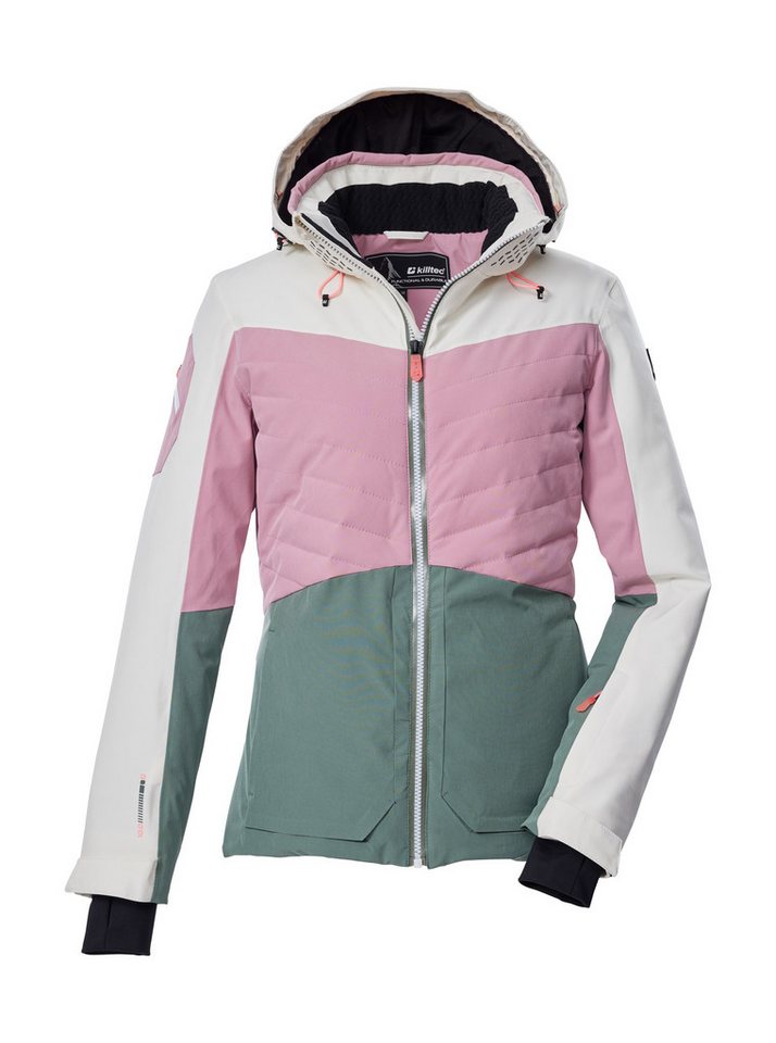 Killtec Skijacke KSW 30 WMN SKI JCKT Damen Skijacke: wasserdicht, atmungsaktiv, Colourblock-Design von Killtec