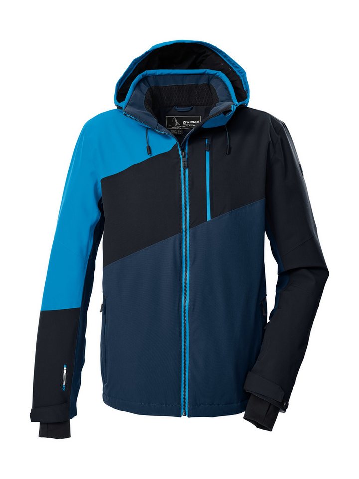 Killtec Skijacke KSW 32 MN SKI JCKT Wasserdichte, atmungsaktive Skijacke mit abnehmbarer Kapuze von Killtec