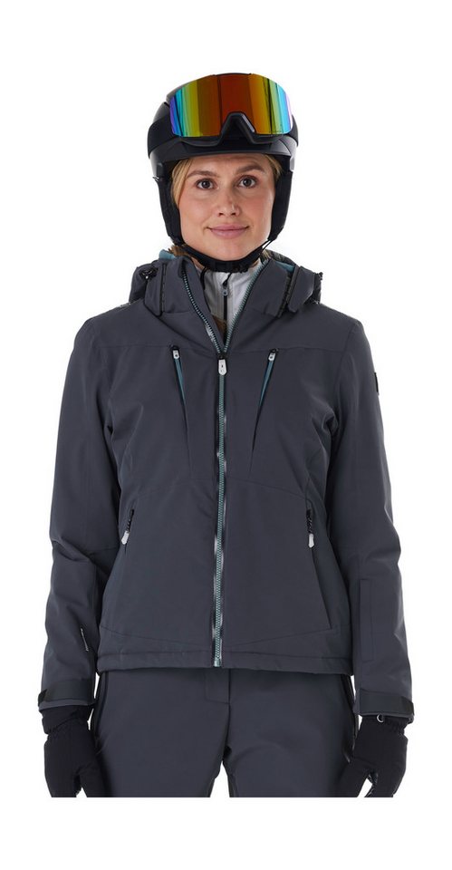 Killtec Skijacke KSW 42 WMN SKI JCKT Wasserdicht, atmungsaktiv, 4-Wege-Stretch, viele Taschen, recycelt von Killtec