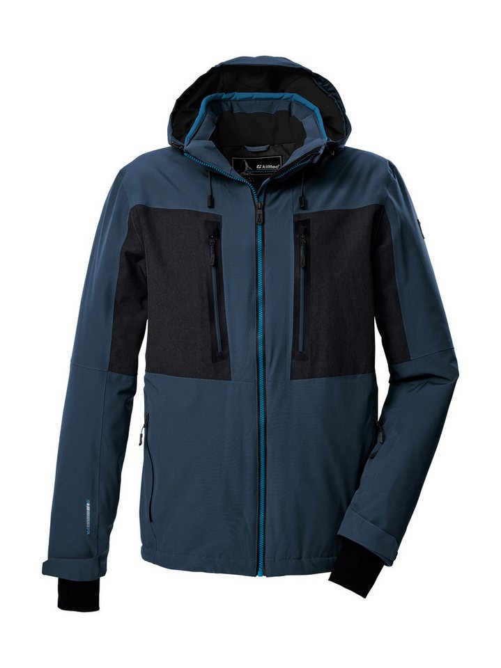 Killtec Skijacke KSW 47 MN SKI JCKT Herren Skijacke: wasserdicht, atmungsaktiv, abnehmbare Kapuze von Killtec