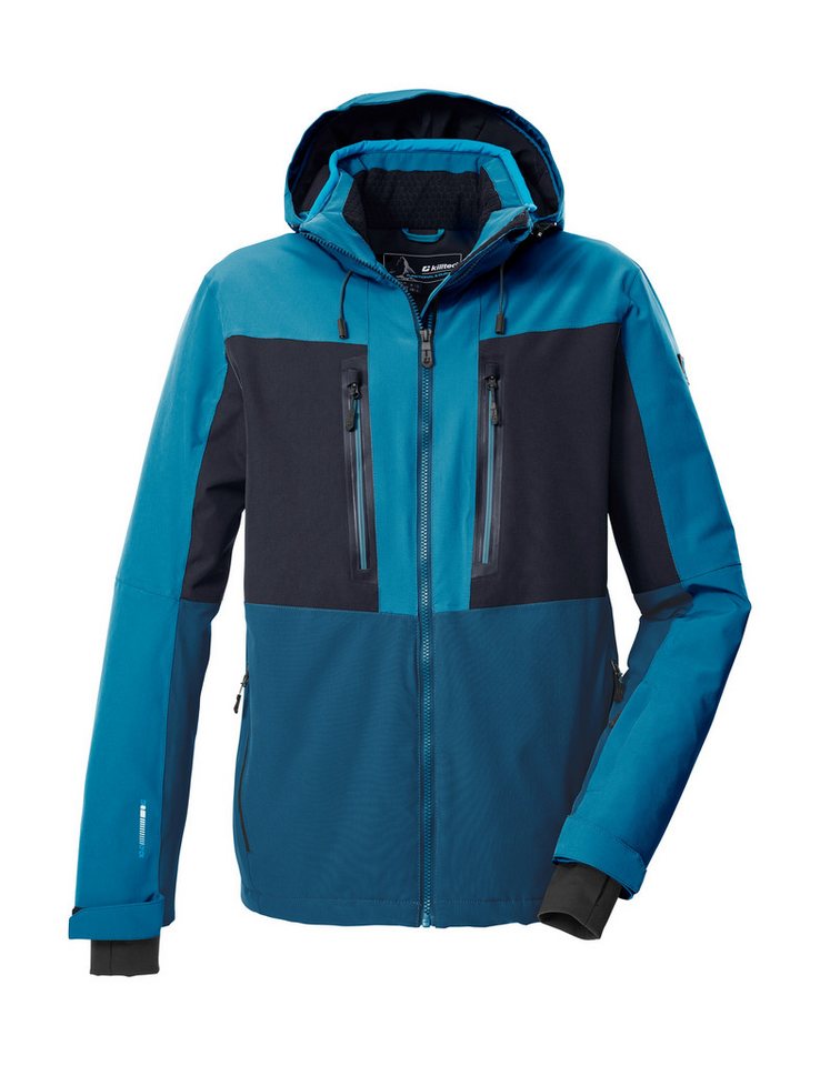Killtec Skijacke KSW 48 MN SKI JCKT Wasserdichte, atmungsaktive Skijacke mit vielen Taschen und Schneefang von Killtec