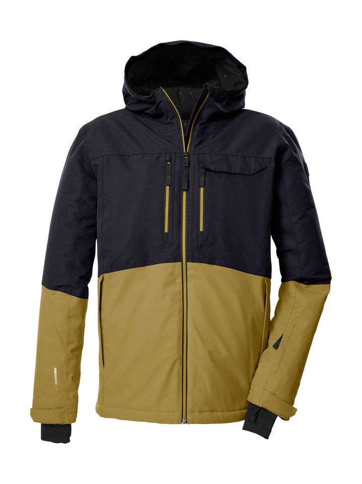 Killtec Skijacke KSW 53 MN SKI JCKT Skijacke: wasserdicht, atmungsaktiv, Colourblock, viele Taschen von Killtec