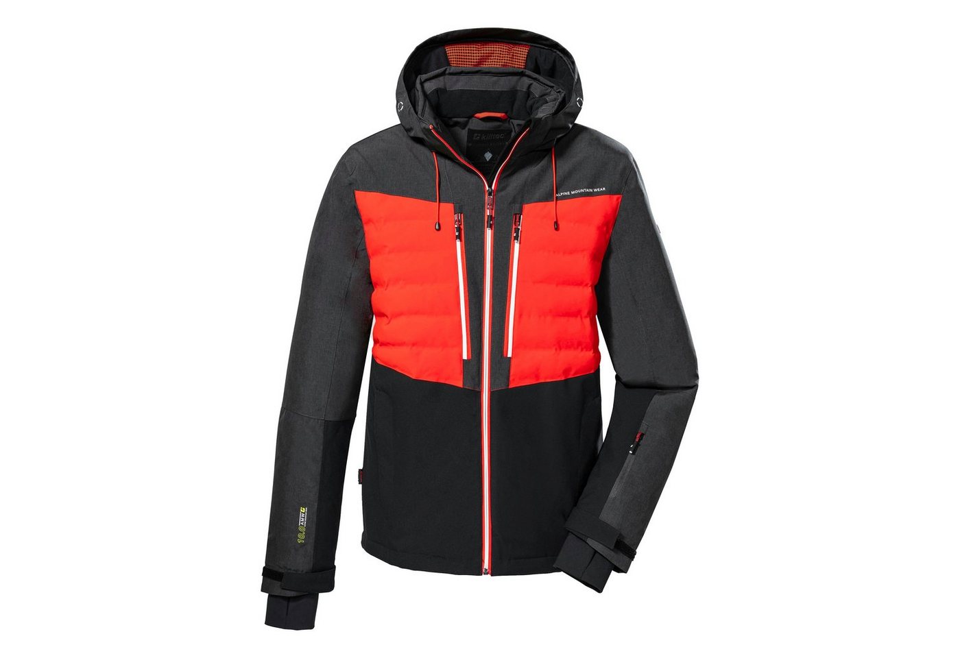 Killtec Skijacke KSW 56 MN SKI JCKT mit abnehmbarer Kapuze, mit Schneefang von Killtec