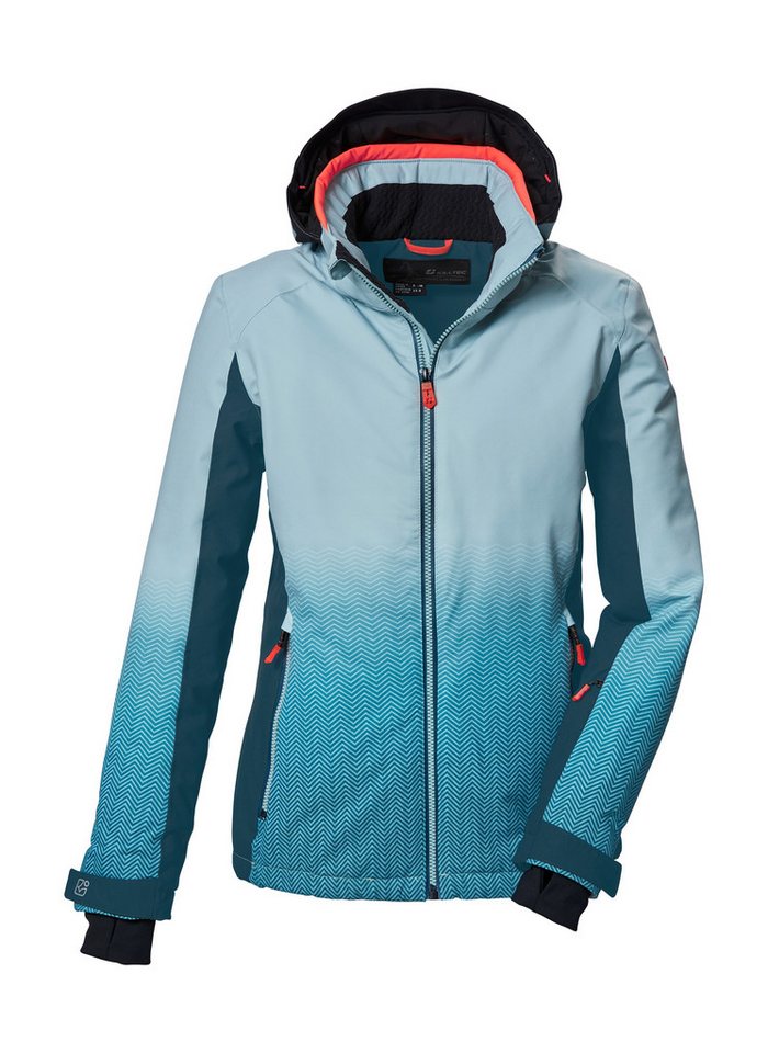 Killtec Skijacke KSW 63 WMN SKI JCKT Atmungsaktive, wasserdichte Damen Skijacke mit abnehmbarer Kapuze von Killtec