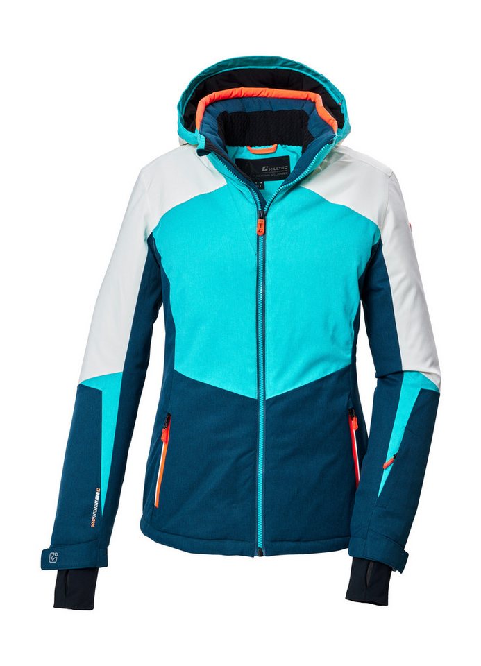 Killtec Skijacke KSW 66 WMN SKI JCKT Damen Skijacke: wasserdicht, atmungsaktiv, Colourblock Design von Killtec