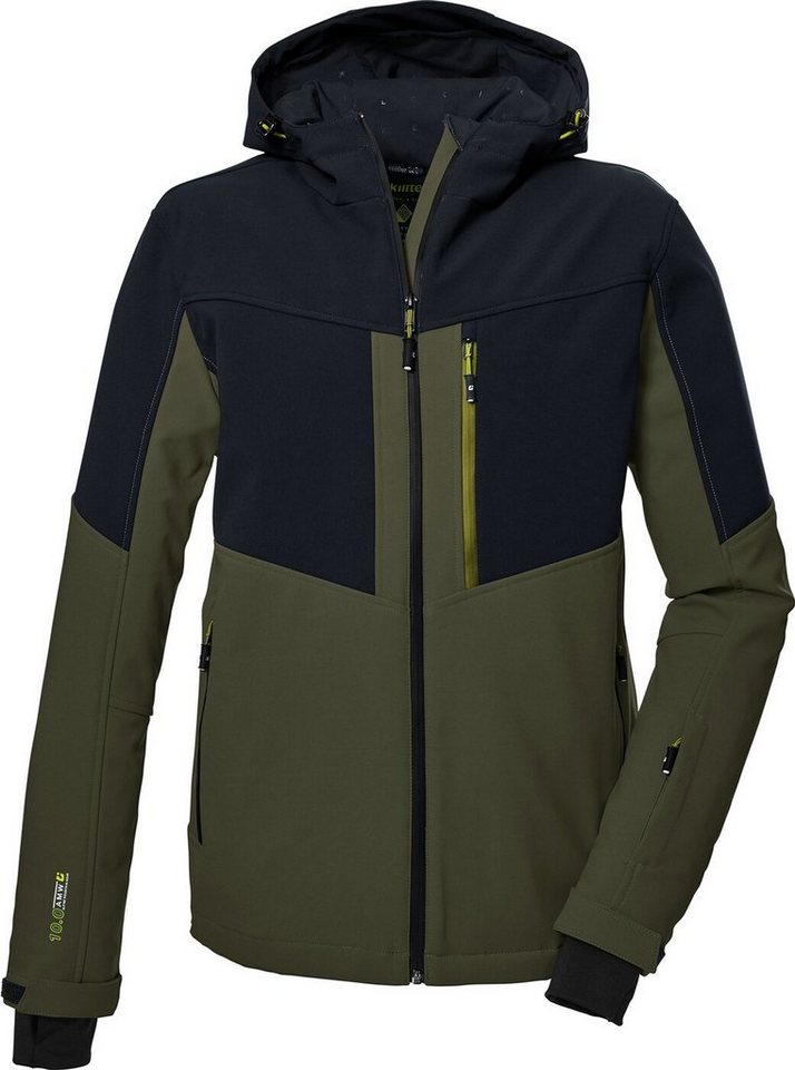 Killtec Skijacke KSW 67 MN SKI SFTSHLL JCKT dark moss von Killtec