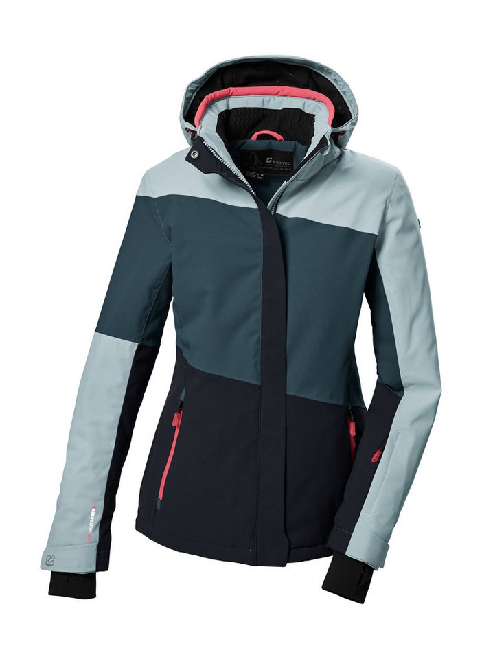 Killtec Skijacke KSW 67 WMN SKI JCKT Damen Skijacke: wasserdicht, atmungsaktiv, abnehmbare Kapuze von Killtec