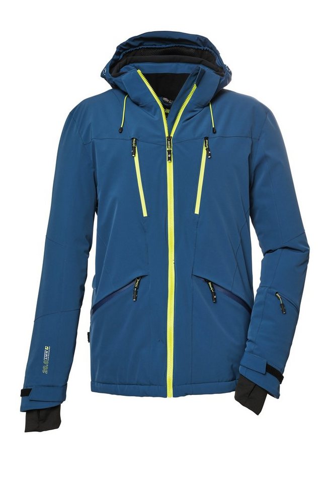 Killtec Skijacke KSW 74 CS MEN SKI JACKET Funktionsjacke, Sportjacke mit abnehmbarer Kapuze und Schneefang von Killtec