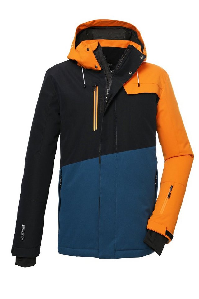 Killtec Skijacke KSW 77 MN SKI JCKT mit abzippbarer Kapuze und Schneefang von Killtec