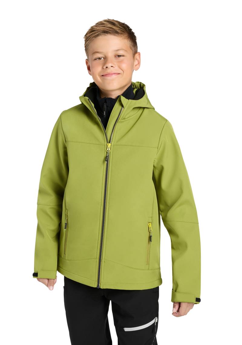 Killtec Softshelljacke "BYS SFTSHLL JCKT OT" 1 Stk. tlg. mit Kapuze Übergangsjacke, Wasserabweisend & Windabweisend, für Kinder von Killtec