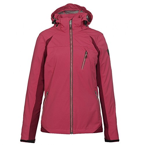 Killtec Softshelljacke Damen Tessia Colourblock mit 8.000mm Wassersäule, Farbe:Rosa, Größe:38 von Killtec