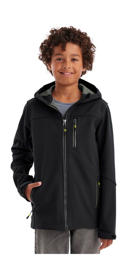 Killtec Softshelljacke Jungen Softshelljacke Wasserabweisende Softshelljacke mit Fleece und verstellbaren Details von Killtec