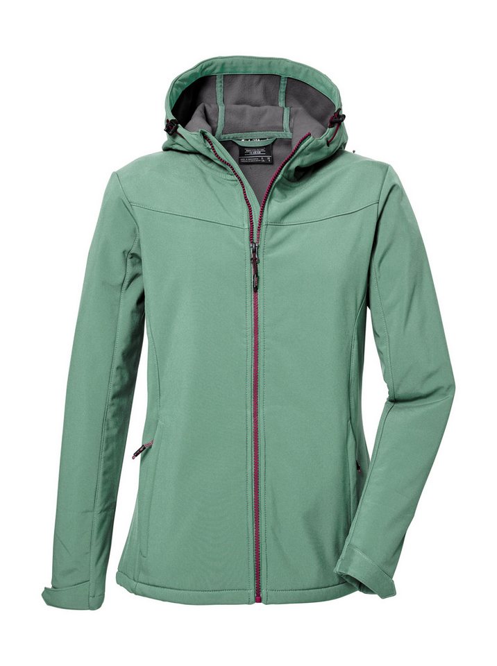 Killtec Softshelljacke KOS 179 WMN SFTSHLL JCKT 2 Wind- und wasserabweisende Damen-Softshelljacke, individuell anpassbar von Killtec