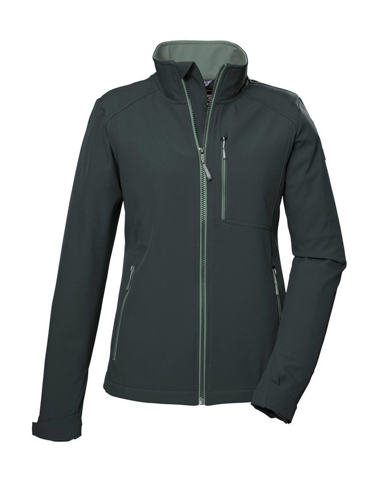 Killtec Softshelljacke KOS 264 WMN SFTSHLL JCKT Wasser- und windabweisende Damenjacke mit verstellbaren Bündchen Killtec Softshelljacke KOS 264 WMN SFTSHLL JCKT Wasser- und windabweisende Damenjacke mit verstellbaren Bündchen von Killtec