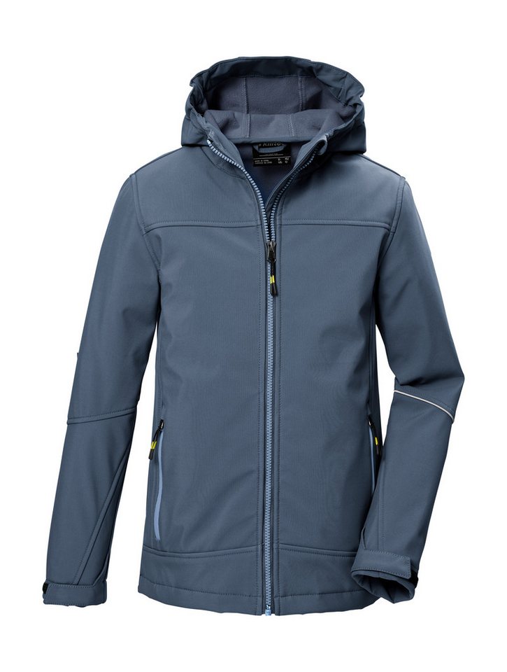 Killtec Softshelljacke KOW 366 BYS SFTSHLL JCKT Wasserabweisende Softshelljacke mit Fleece, Kapuze und Reflektoren von Killtec