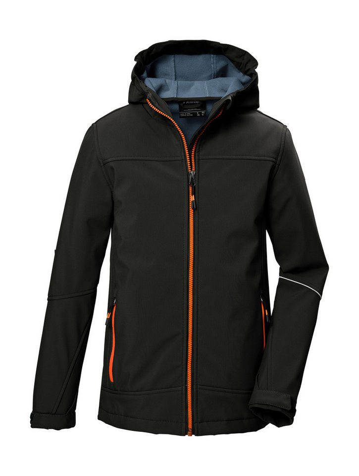 Killtec Softshelljacke KOW 366 BYS SFTSHLL JCKT Wasserabweisende Softshelljacke mit Fleece, Kapuze und Reflektoren von Killtec