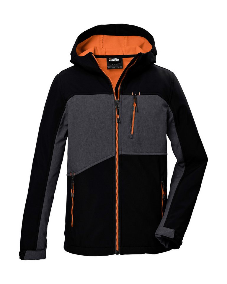 Killtec Softshelljacke KOW 367 BYS SFTSHLL JCKT Stylische, wasser- und windabweisende Jungen Softshelljacke mit Kapuze von Killtec