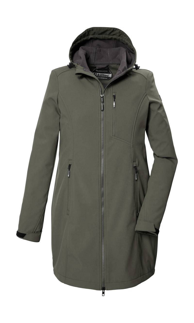Killtec Softshellparka "KOS 370 WMN SFTSHLL PRK" Winddichter Damen Softshell Parka, wasserabweisend, atmungsaktiv von Killtec